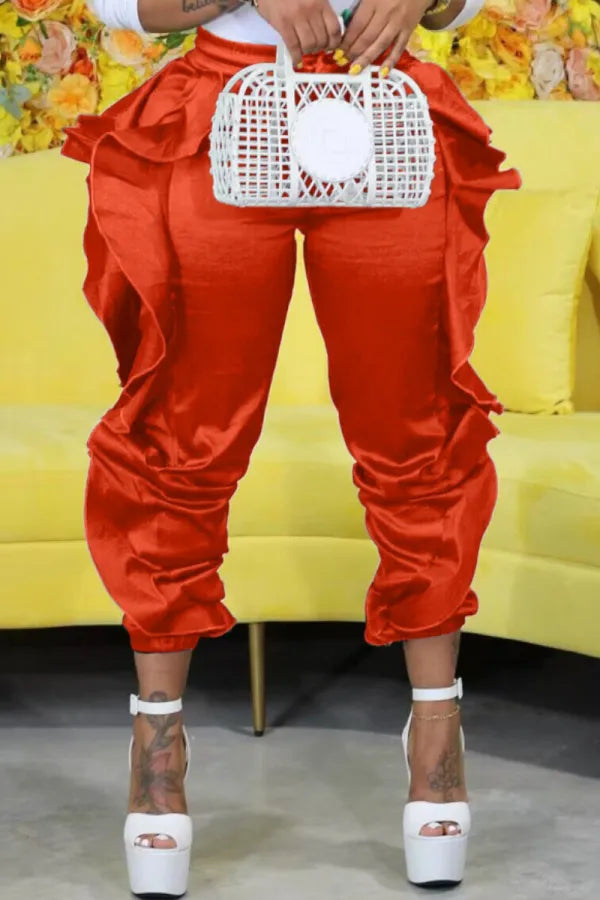 High Waist Conventional Trousers